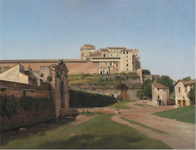 Porta Angelica e parte del Vaticano - 181, Statens Museum for Kunst, Copenaghen